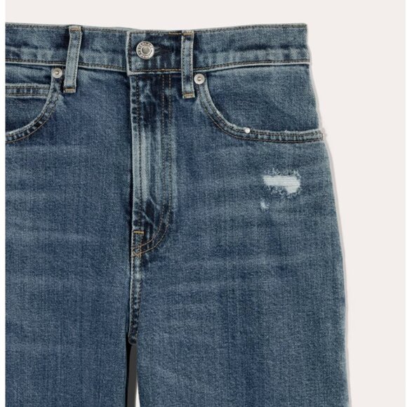 Everlane Way High Jean - Size 26 - Distressed Wash - Like New - Picture 4 of 4